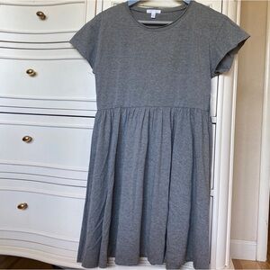 Abound Women's Gray Empire Dress Short Sleeve Lightweight NWT Size Medium